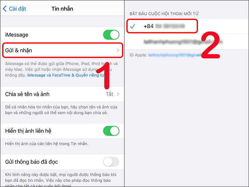 Tắt tính năng đồng bộ tin nhắn iMessage